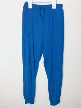 ZARA Cobalt Blue Woven Pants